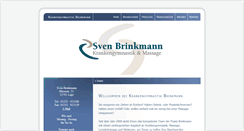 Desktop Screenshot of physiobrinkmann.de