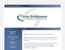 Tablet Screenshot of physiobrinkmann.de